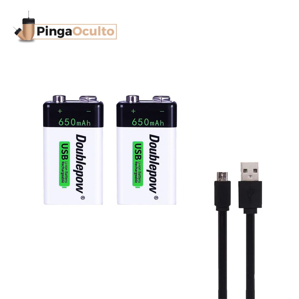 Instructions pour les piles rechargeables 9 V - PingaOculto ®
