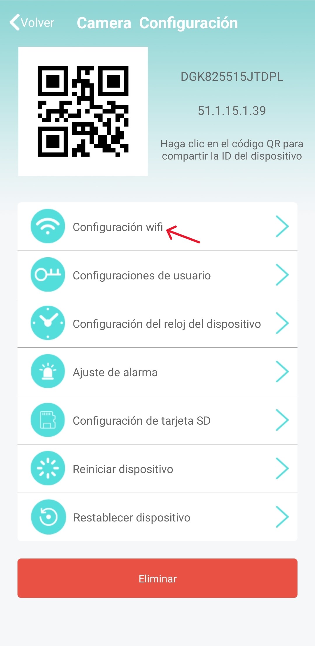 Configuración Wifi HDWifiCam