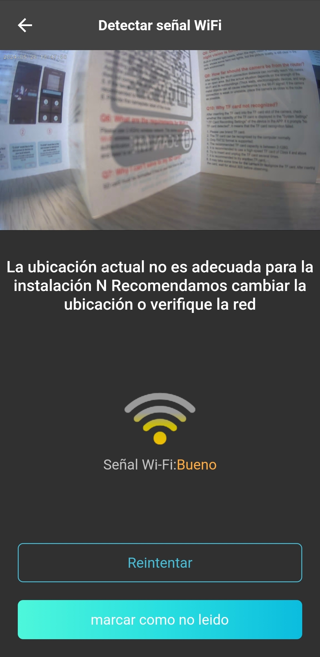 Resultado Wifi O-KAM